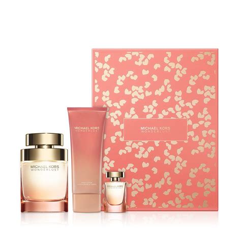 michael kors gift set jewelry|michael kors wonderlust body lotion.